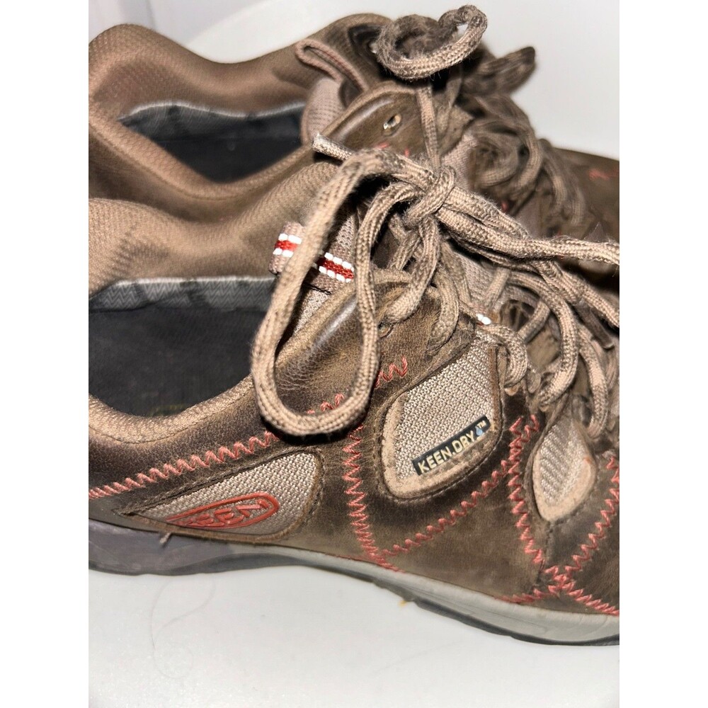 Keen Genoa Women’s Peak Mid Waterproof Leather Hiking Boots size 8 - Picture 2 of 9